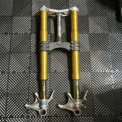 DUCATI PANIGALE CORSE 1299S 2019 GENUINE OEM OHLINS FL 9560 FORKS