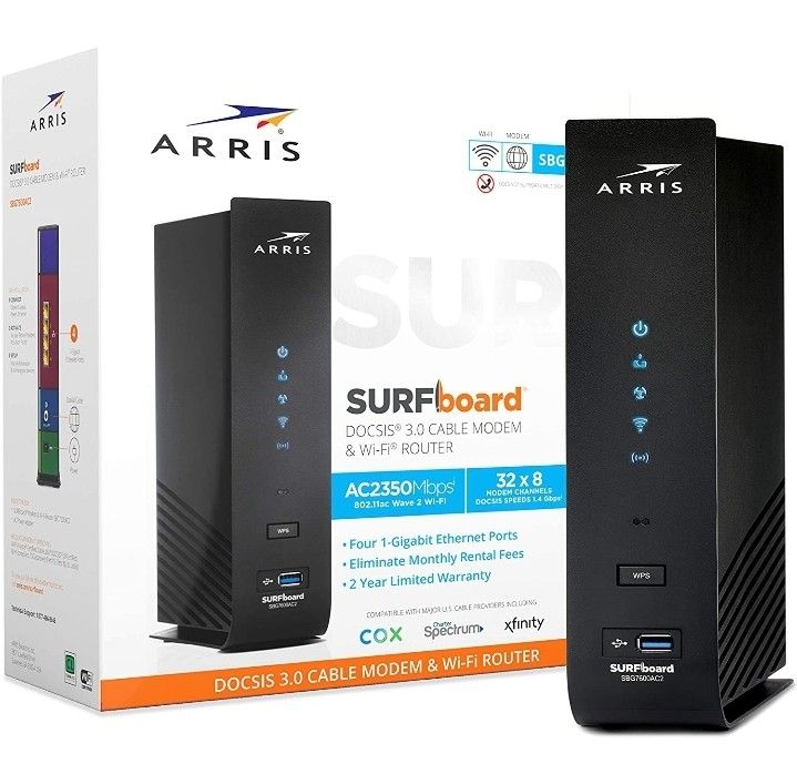 ARRIS SURFboard SBG7600AC2 Modem Wi-Fi Router