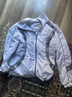 Zebra stripped jacket small