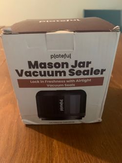 Mason jar vacuum sealer