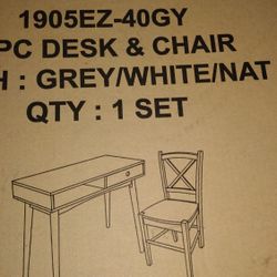 Desk And Chair Set