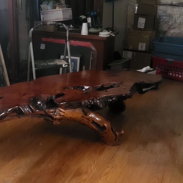 REDWOOD BURL *ONE OF A KIND* HUGE Coffee TABLE