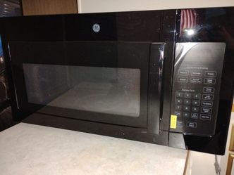 Above the stove microwave