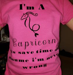 Capricorn Shirt zodiac sign