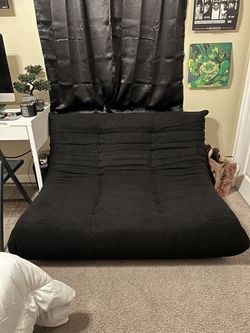 Black Bean Bag Chair Love Seat