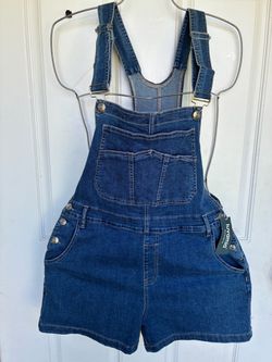 Luvamia Denim Shortall Overalls