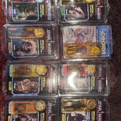 1985 Kenner Star Wars Power Of The Force PoTF Carded Action Figures
