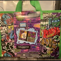 Teenage Mutant Ninja Turtles Activity Book & Fold Out Graffiti Sticker Case NEW!
