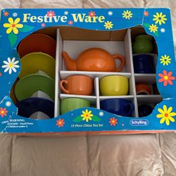Festive Ware- China Tea Set - Schilling