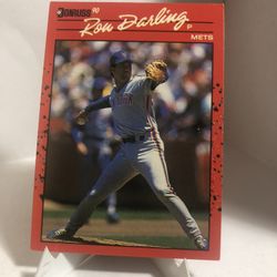 1990 Donruss Ron Darling New York Mets Error Card #289
