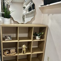 Tan 9 Cube Organizer