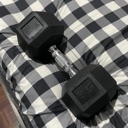 35 Lb Dumbbell 
