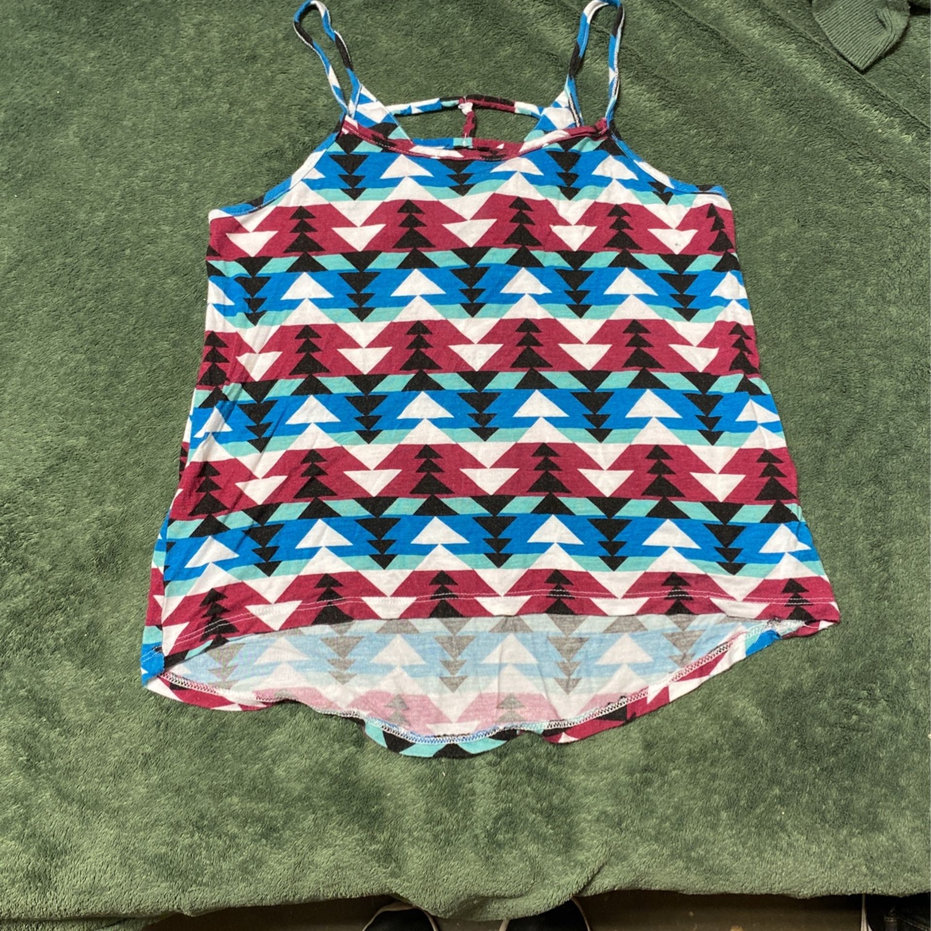 aztec print tank top