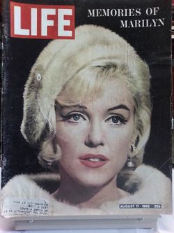 Life Magazine August 17th 1962 Memories Of Marilyn