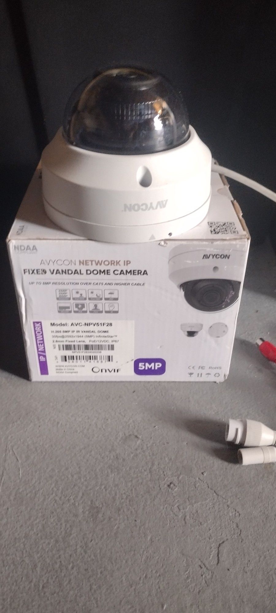 Avycon Dome IP Network Camera (avc-npv51f28)