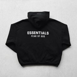 Fear of God Essentials Hoodie - Black (Medium)