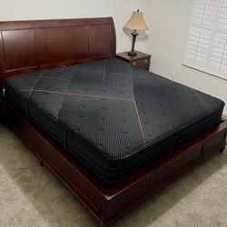 King Size Beautyrest Black C-Class Mattress, Pillow Top 16” Firm, Factory-sealed, direct from manufacturer, same-day delivery available. 