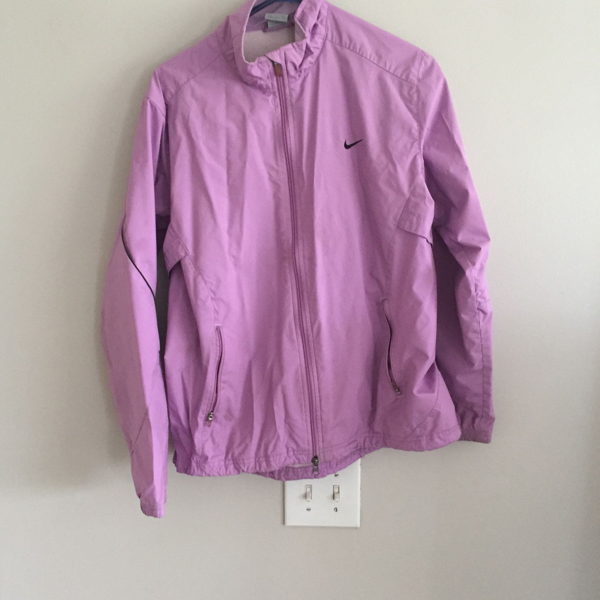Purple Nike rain Coat