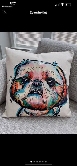 Dog pillow cover