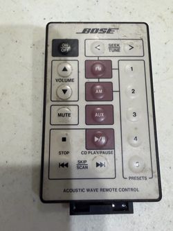 Bose Acoustic Wave Remote Control