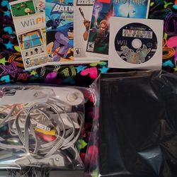Black Wii Console With Games, $100