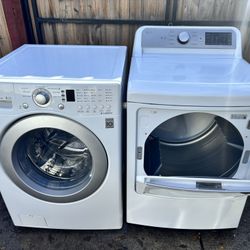 LG electric washer and dryer with free delivery