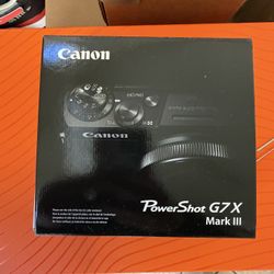 Canon G7X Mark III