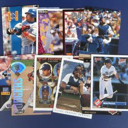 Mike Piazza Baseball Card Lot 