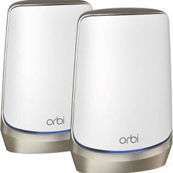 NETGEAR - Orbi 960 Series AXE11000 Quad-Band Mesh Wi-Fi 6E System (2 Piece)