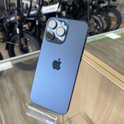 Blue iPhone 15 Pro Max 256GB Fully Unlocked Can Work With Any Carrier! Shop Without Using Credit! $0 To $100 Down To Take It Today! 