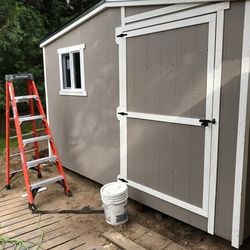 10x12 New Installed Shed Like The Picture With One Window $2850 Shed
