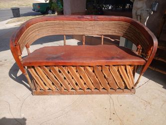 Spanish Equipale Bench