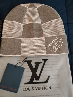 Grey beanie hat
