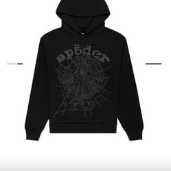 BRAND NEW black on black spider hoodie