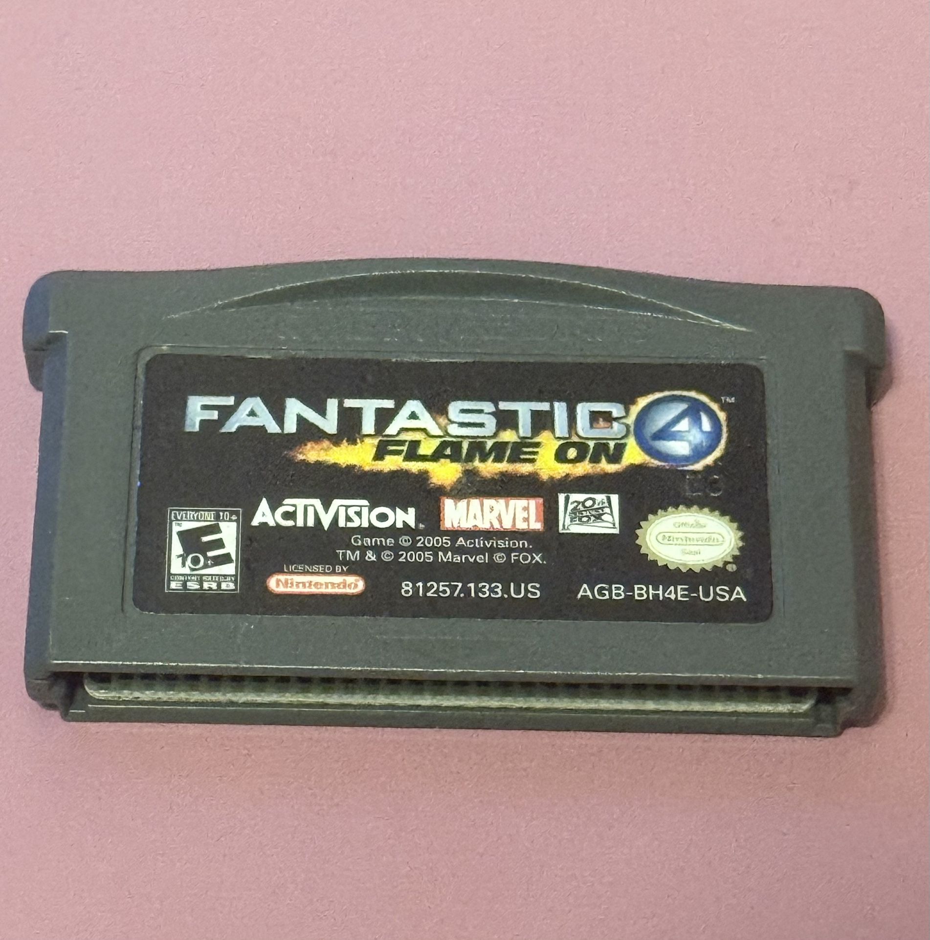 Fantastic 4: Flame On (Nintendo Game Boy Advance, 2005)