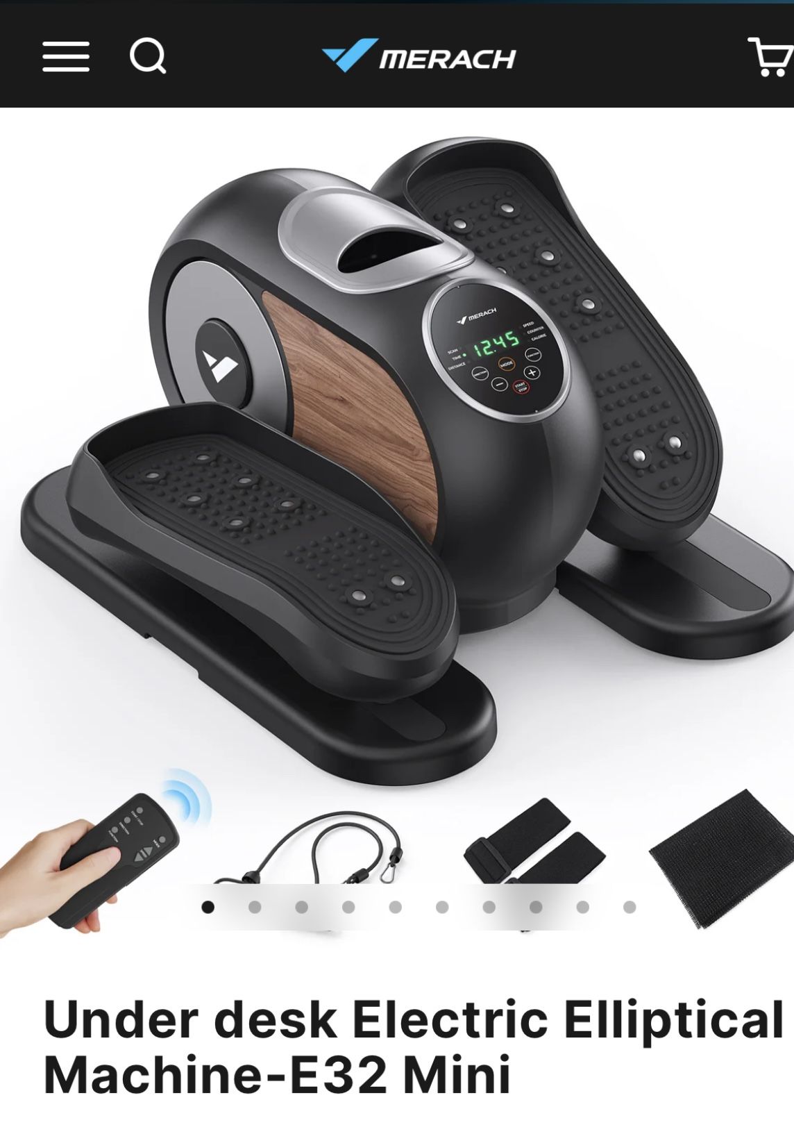 Merach Model MR-E32 Under Desk Electric Elliptical Machine