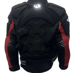 Motorcycle  Jacket Black/Red Size Medium 
