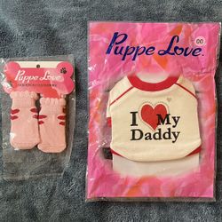XXS puppy/kitten  Shirt And Socks- NWT