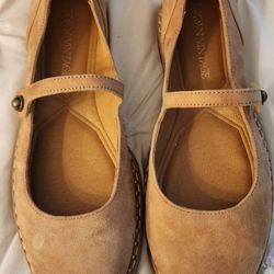 *Brand New* Women's Crown Vintage Mary Jane Shoes Flats Leather Sz 8.5 8 1/2