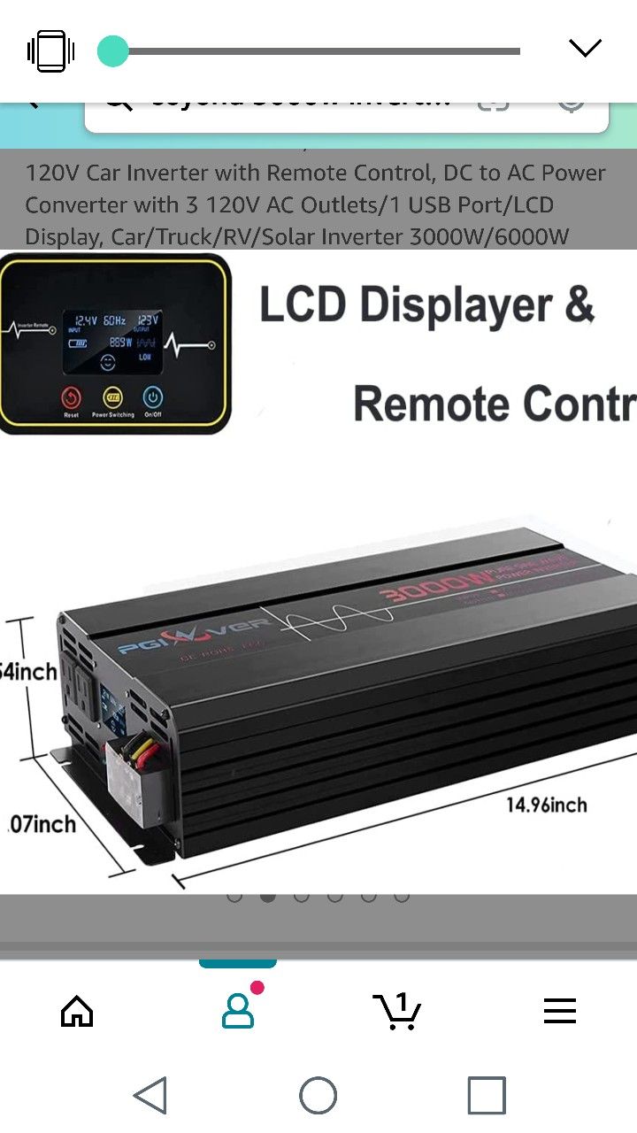 Solar 3000W/6000W With Upgradable LiFePO4 Batteries Starting 36Ah (Up To 360Ah) Solar Panel 50W Up To 500W