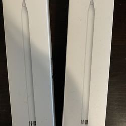 Two Apple Pencils For Lightning Connectors