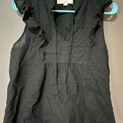 Loft Ladies Sleeveless Top - Size Medium - Black
