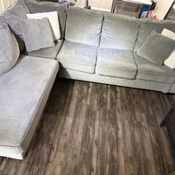 Grey Couch 4 Sale (Free) Dresser With Mirror 