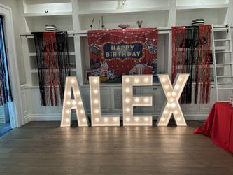 Wooden Marquee Letters