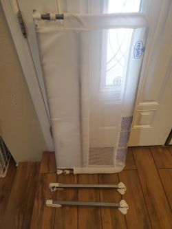 Regalo swing-down mesh bed rail, approximately 43" wide.