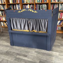 wooden puppet theater 