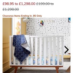 West Elm X Pottery barn kids Convertible Crib