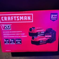 Craftsman V20 Battery & Charger Starter Kit 