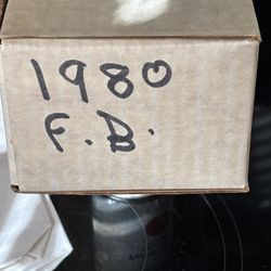 1980 Topps Football Set