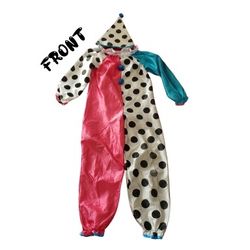 Used Child's Clown  🤡  Costume Size 8